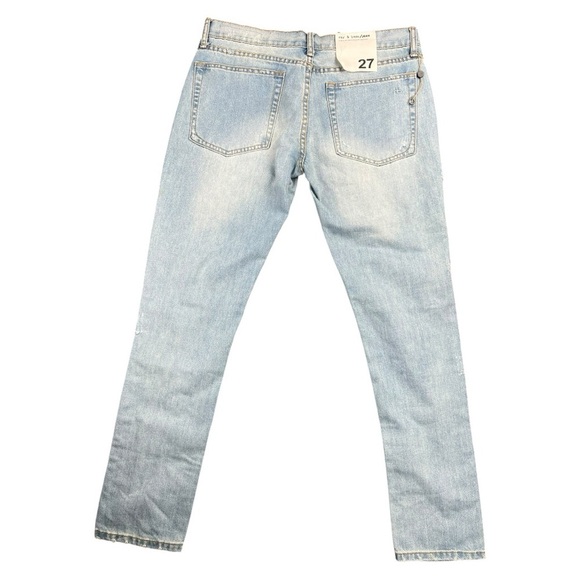 NWT Rag & Bone Dre Slim Fit Boyfriend Distressed Women’s Jeans Size 27 - Picture 4 of 7